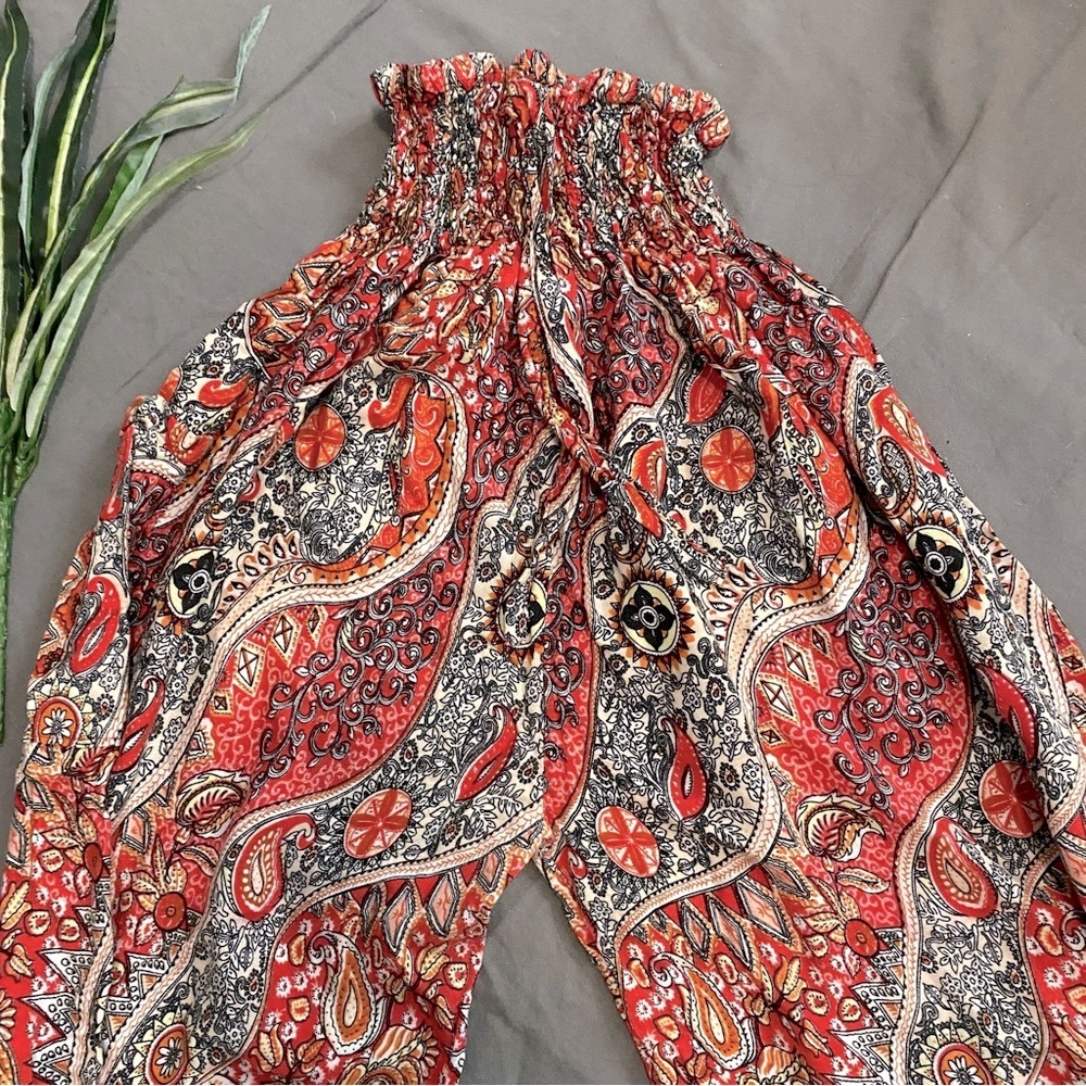 Boho high-waisted pants